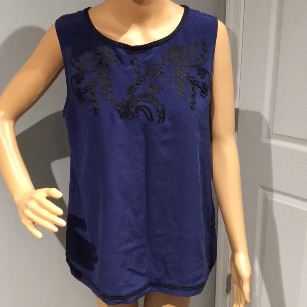 Madewell 100%silk top size L